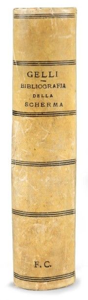 Jacopo GELLI «Bibliografia generale della Scherma» 1890. édité à 600ex.; texte en...
