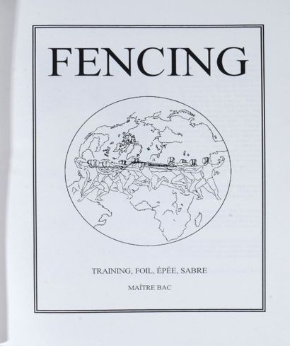 BAC H.TAU. 1991 «Fencing: competitive, training and practice foil, epee, sabre»....