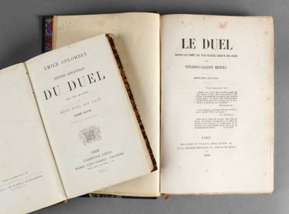E.COLOMBEY Vers 1860. «Histoire anecdotique du duel dans tous les temps et dans tous...