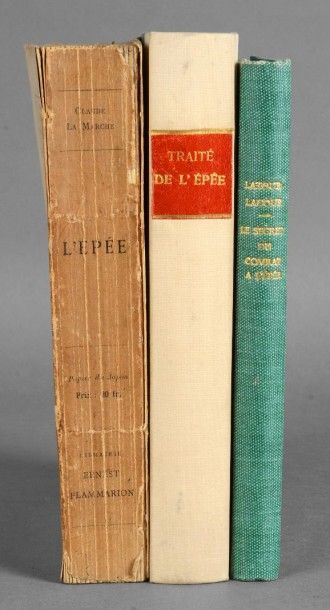 Claude LA MARCHE: pseudonyme du Docteur Félizet « Traité de l'épée».1884. Marpon...