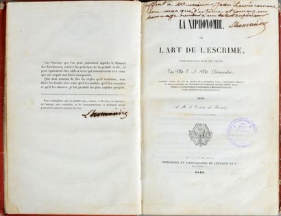 null P.F. LHOMANDIE. 2e ed.: élève de feu M.Texier de la Boëssière. «La xiphonomie.....»....
