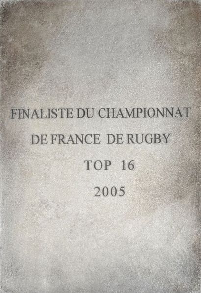 null Médaille de finaliste du Championnat de France 2005 attribuée aux joueurs et...