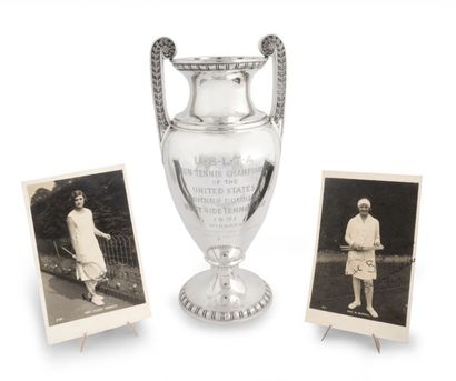 null Exceptionnel trophée de l'US Lawn Tennis Championship 1931 (US Open) gagné par...