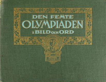 1912. Stockholm Album commémoratif par disciplines sportives. Superbes photos avec...