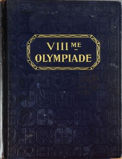 1924. Paris/Chamonix Rapport officiel de la VIIIe Olympiade d'été et de la 1ère Olympiade...