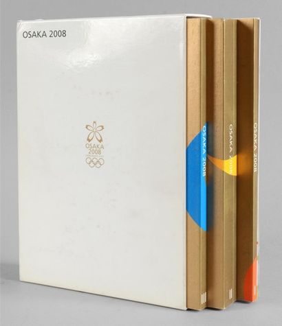 2008. Osaka Dossier de candidature en 3 volumes dans son coffret d'origine. En français...