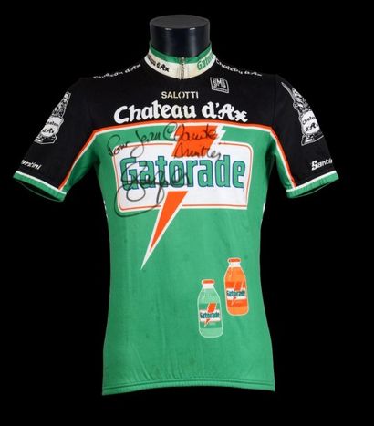 null Maillot de l'équipe Gatorade porté par Laurent Fignon lors de la saison 1992....