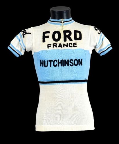null Maillot de l'équipe Ford-Hutchinson porté par Jean Graczyk lors de la saison...