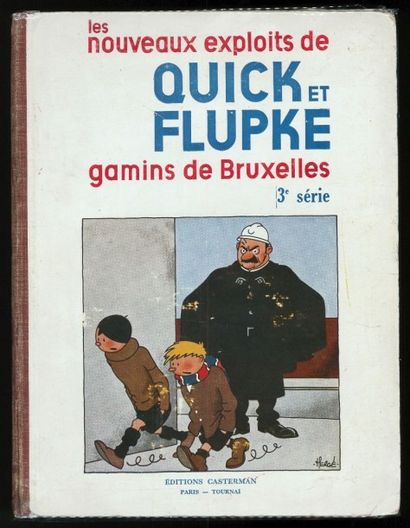 HERGÉ QUICK ET FLUPKE. Gamins de Bruxelles. 3e série. P6. Casterman 1935. Pages de...