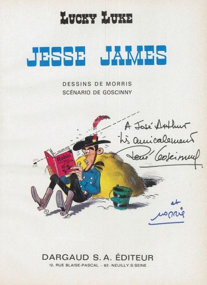 MORRIS Lucky Luke. Jesse James. Edition originale Dargaud de 1969 en très bel état....