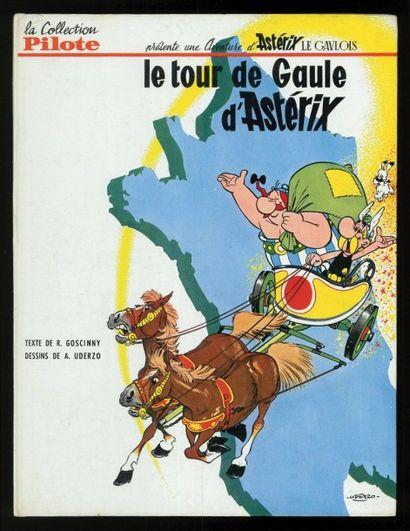 UDERZO ASTÉRIX 05. Le tour de Gaule. Edition originale cartonnée française Pilote....