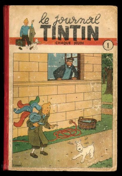 null TINTIN TINTIN Belgique. Reliure n°1. Rarissime exemplaire de 1946 en bel état....