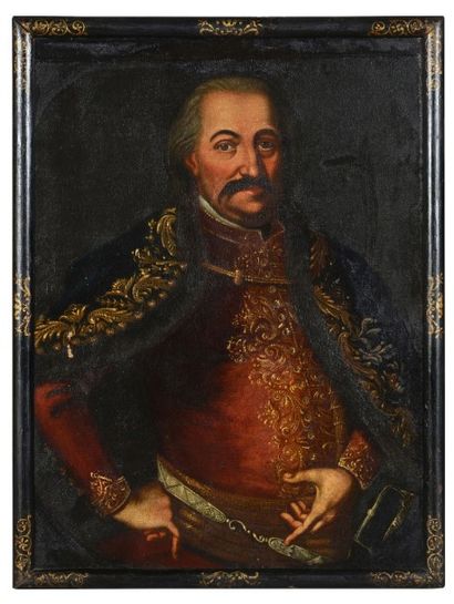 École ESPAGNOLE du XIXe siècle 
Portrait d'un officier.
Toile.
86 x 62 cm
Agrandi...