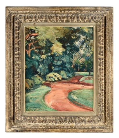 Emile Othon Friesz (1879-1949) 
Le parc à Hemevez (Cotentin) 1933.
Huile sur toile...