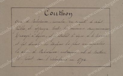 COUTHON Georges (1755-1794) 
Pièce manuscrite signée G. Couthon, député du départent...