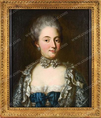 ECOLE AUTRICHIENNE DU XVIIIE SIECLE 
Attribué à Gabrielle Bertrand (1737-1802).
Portrait...