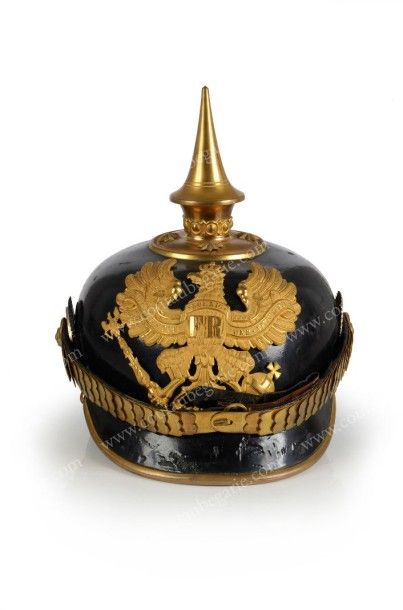 null [Royaume de Prusse]. Casque d'Officier d'Infanterie. Modèle 1871-1899. Affecté...