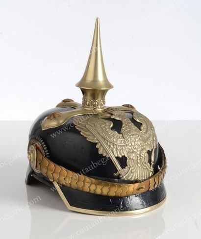 null [Royaume de Prusse]. Casque d'Officier de Dragon de ligne du 1er Régiment de...