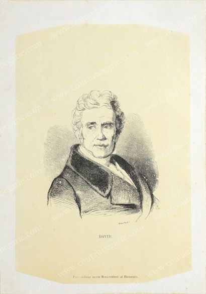 DAVID Jacques-Louis (1748-1825) 
Délégué par la Convention, artiste peintre de Napoléon....