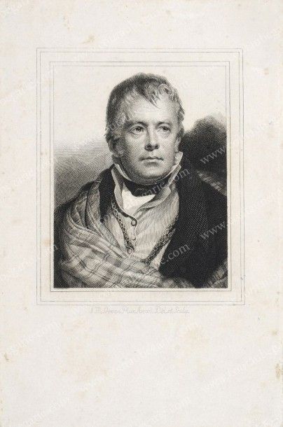 SCOTT Walter, Sir (1771-1832) 
Célèbre romancier britannique. Lettre manuscrite adressée...