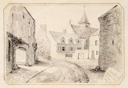 BEAUCHESNE Alcide, Vicomte de (1804-1873) 
«Rochers, lundi 5 novembre 1838»; «Nantes,...
