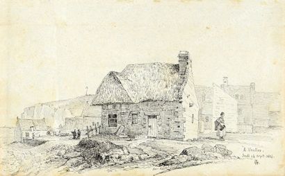 BEAUCHESNE Alcide, Vicomte de (1804-1873) 
«Port Sunecette, samedi 2 septembre 1854»;...