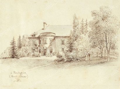 BEAUCHESNE Alcide, Vicomte de (1804-1873) 
«Eglise de Deuil» Mardi 22 septembre 1857;...