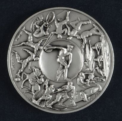 null Médaille commémorative des Championnats du Monde de cyclisme 1962, ayant appartenue...