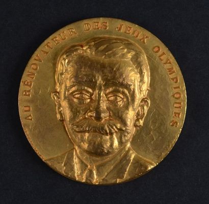 null Médaille du centenaire de la naissance de Pierre de Coubertin (1863-1963) et...