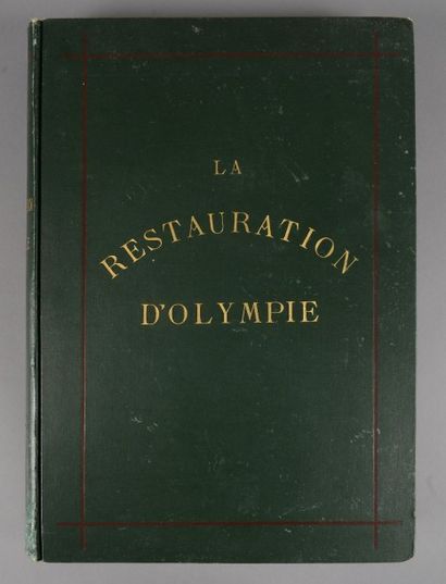 null 1889. Olympie. Livre. La Restauration d'Olympie l'histoire, les monuments, le...