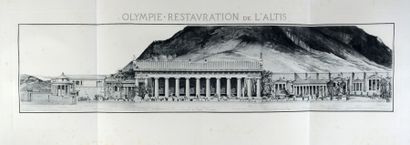 null 1889. Olympie. Livre. La Restauration d'Olympie l'histoire, les monuments, le...