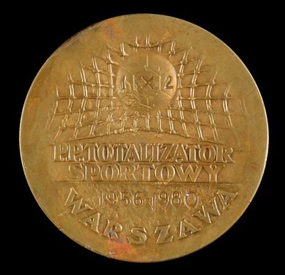 null 1972. Médaille du Comité Olympique Polonais commémorative des Jeux Olympiques...