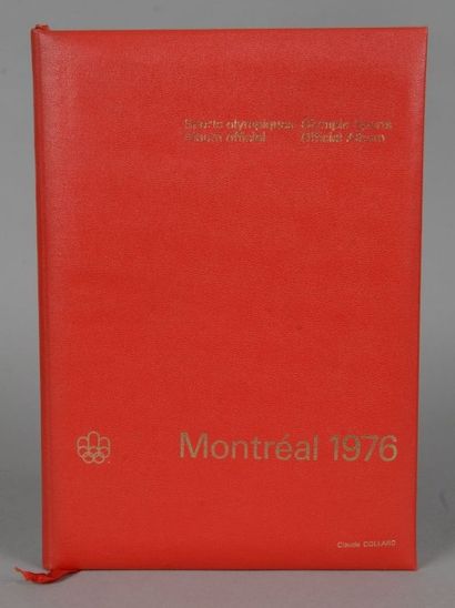 null 1976. Montreal. Album officiel des Sports Olympiques présents lors de la XXIe...
