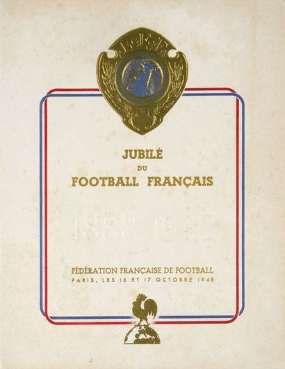 null Programme officiel du jubilé du Football Français, 60e anniversaire (1888-1948)...
