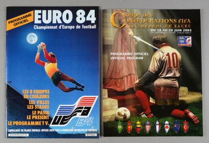 null Programme officiel du championnat d'Europe de football 1984 organisé en France....