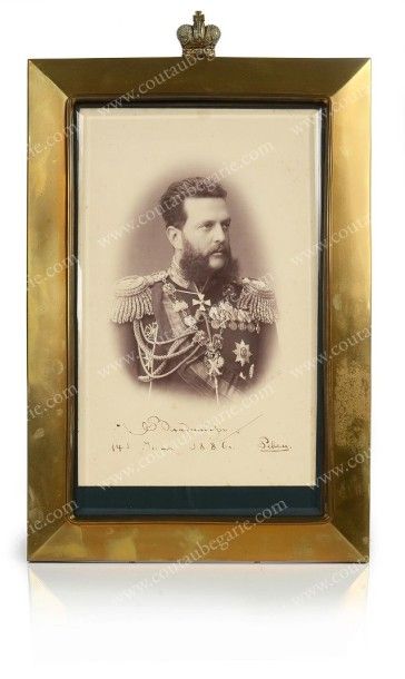 null WLADIMIR ALEXANDROVITCH, grand-duc de Russie (1847-1909).
Portrait photographique...