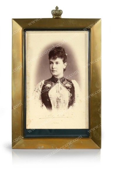 null MARIA PAVLOVNA, grande-duchesse de Russie (1854-1920).
Portrait photographique...