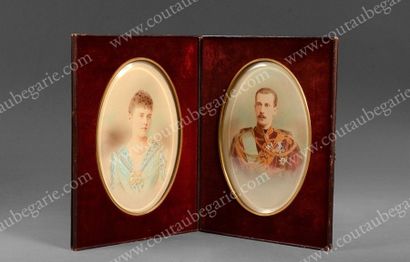 null PAUL ALEXANDROVITCH, grand-duc de Russie (1860-1919).
Cadre porte-photographique...