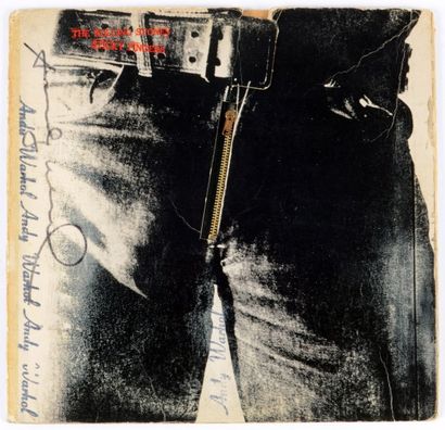 Andy Warhol (1928-1987) ROLLING STONES.
1971.
STICKY FINGERS, PRESSAGE ORIGINAL USA/CANADA...
