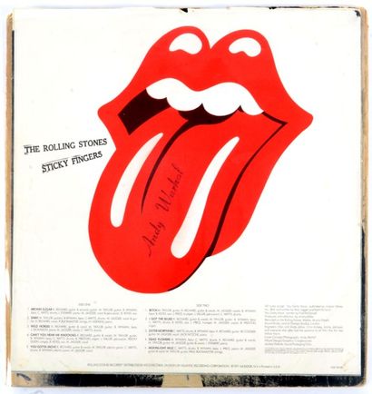 Andy Warhol (1928-1987) ROLLING STONES.
1971.
STICKY FINGERS, PRESSAGE ORIGINAL USA/CANADA...