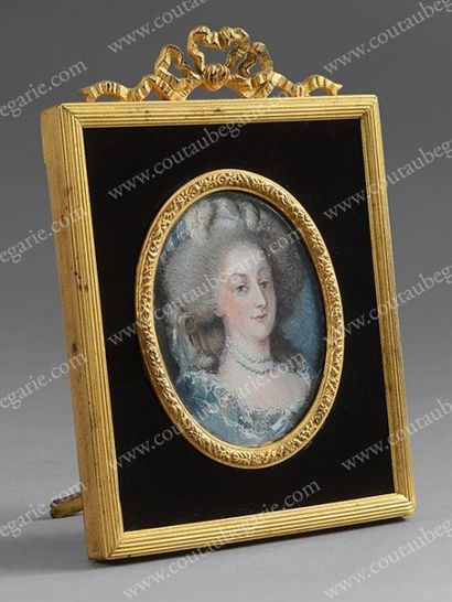 ECOLE FRANCAISE DU XXe SIECLE.D'apres Elisabeth Vigee Le Brun (1755-1842) 
Portrait...