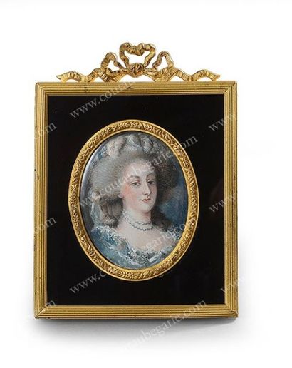 ECOLE FRANCAISE DU XXe SIECLE.D'apres Elisabeth Vigee Le Brun (1755-1842) 
Portrait...