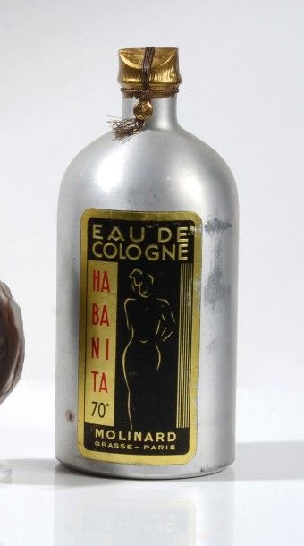 Molinard «Habanita» - (1925).
500ml d'eau de cologne intense présentés dans un estagnon...