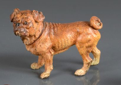 null Bull Dog.
Bronze peint au naturel
L.: 6 cm