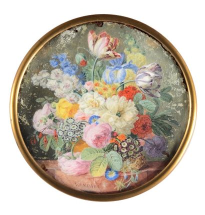 Jan Frans (Jean François) VAN DAEL (Anvers, 1764 - Paris, 1840) Bouquet de fleurs...