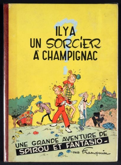 FRANQUIN SPIROU 02.
Il y a un sorcier à Champignac.
Edition originale belge, dos...