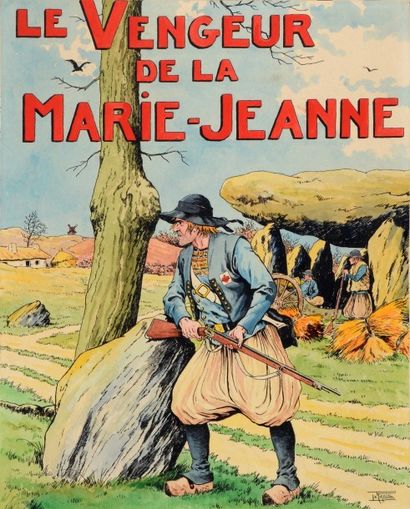 Le RALLIC Étienne Le vengeur de la Marie Jeanne
Encres de couleur pour la couverture...