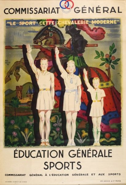 Affiche du Commissariat Général à l'éducation...