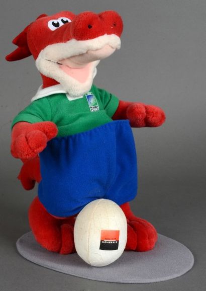 null Mascotte officielle de la Coupe du Monde de Rugby 1999 disputée au Royaume-Uni....