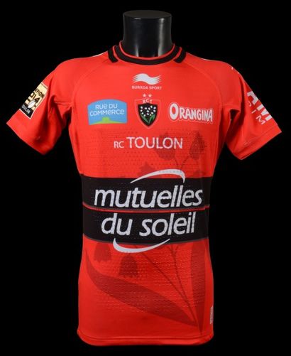 null Frédéric Michalak n°10.
Maillot officiel du RC Toulon porté lors de la rencontre...